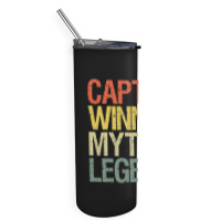 Captain Boat Airline Pilot 1 Skinny Tumbler | Artistshot