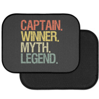 Captain Boat Airline Pilot 1 Rear Car Mat | Artistshot