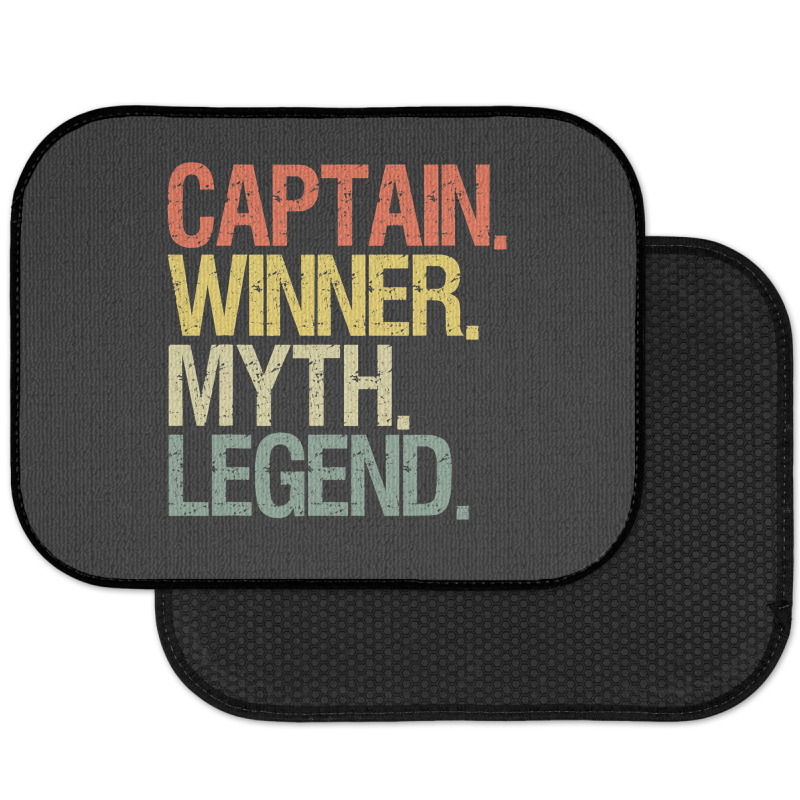 Captain Boat Airline Pilot 1 Rear Car Mat | Artistshot