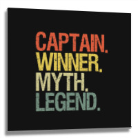 Captain Boat Airline Pilot 1 Metal Print Square | Artistshot