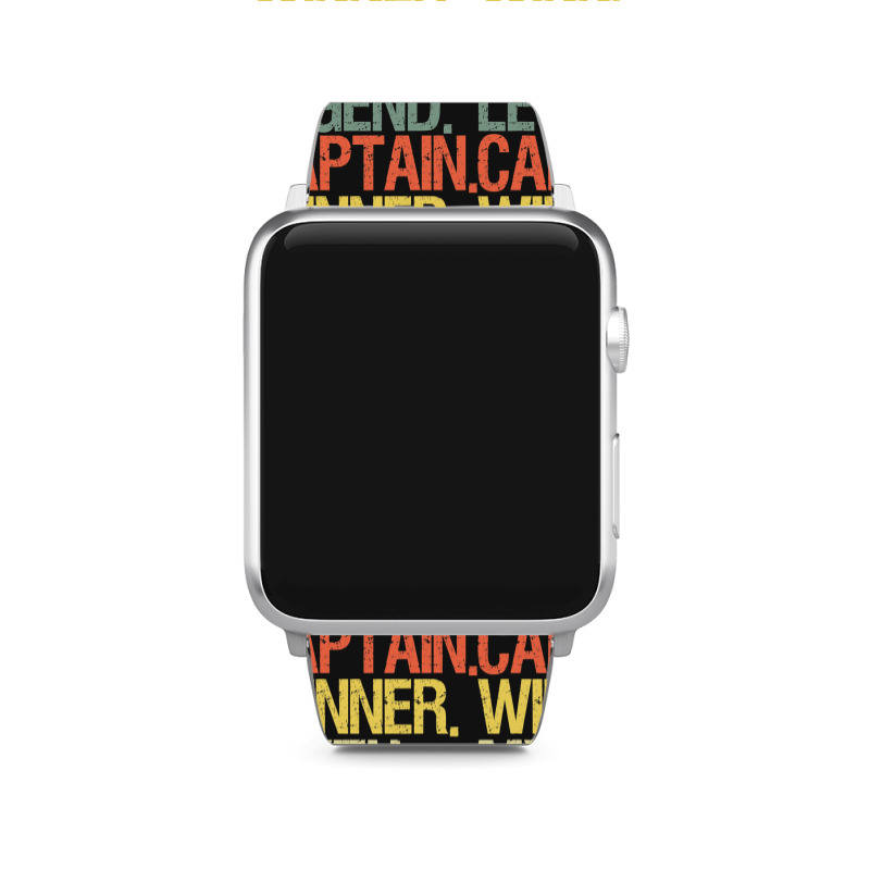 Captain Boat Airline Pilot 1 Apple Watch Band | Artistshot