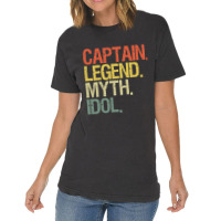 Captain Boat Airline Pilot Vintage T-shirt | Artistshot