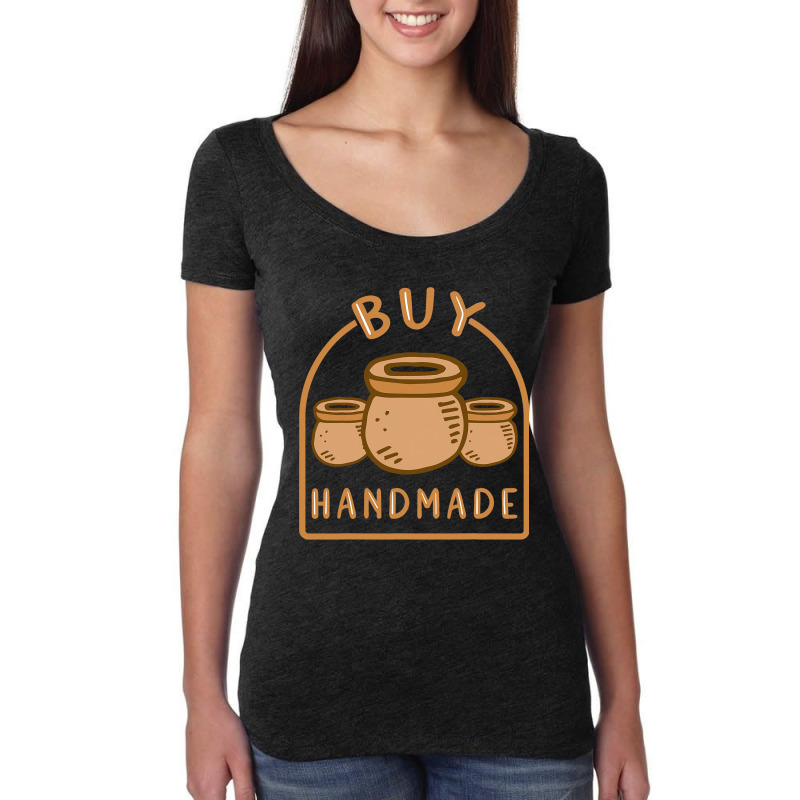 Buy Handmade Pottery Women's Triblend Scoop T-shirt | Artistshot