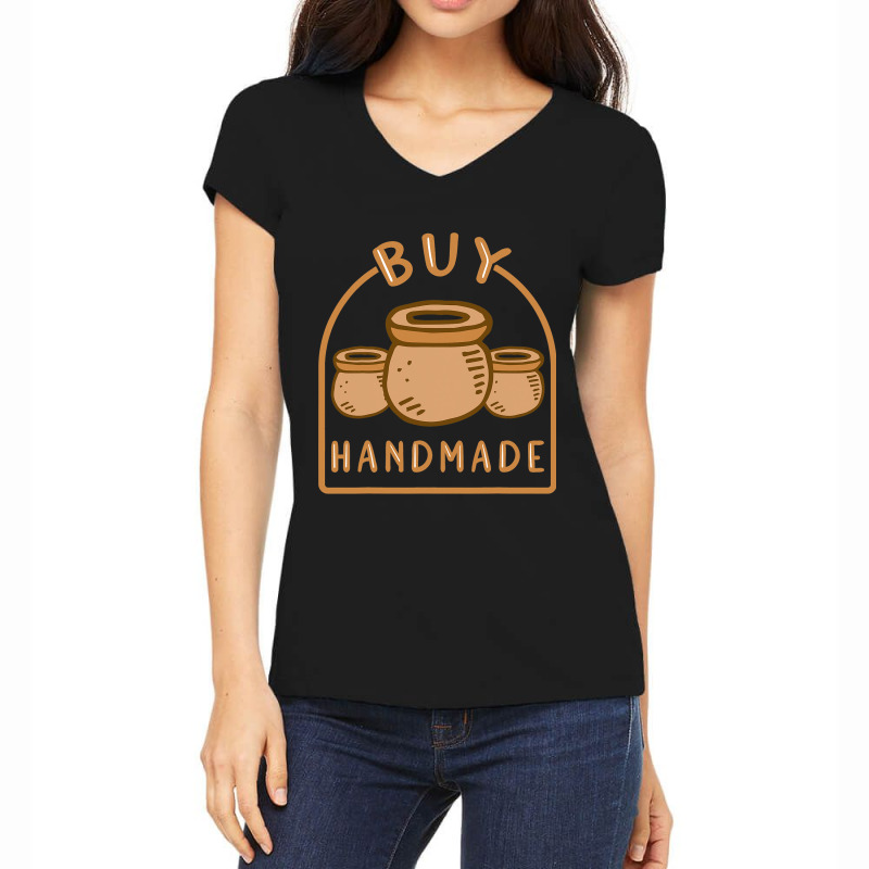 Buy Handmade Pottery Women's V-neck T-shirt | Artistshot