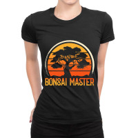 Bonsai Master Funny Miniature Japanese Bonsai Tree Ladies Fitted T-shirt | Artistshot