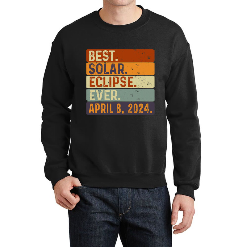 Best Solar Eclipse Ever April 8th 2024 Totality As Crewneck Sweatshirt by AdrielleKirkman | Artistshot