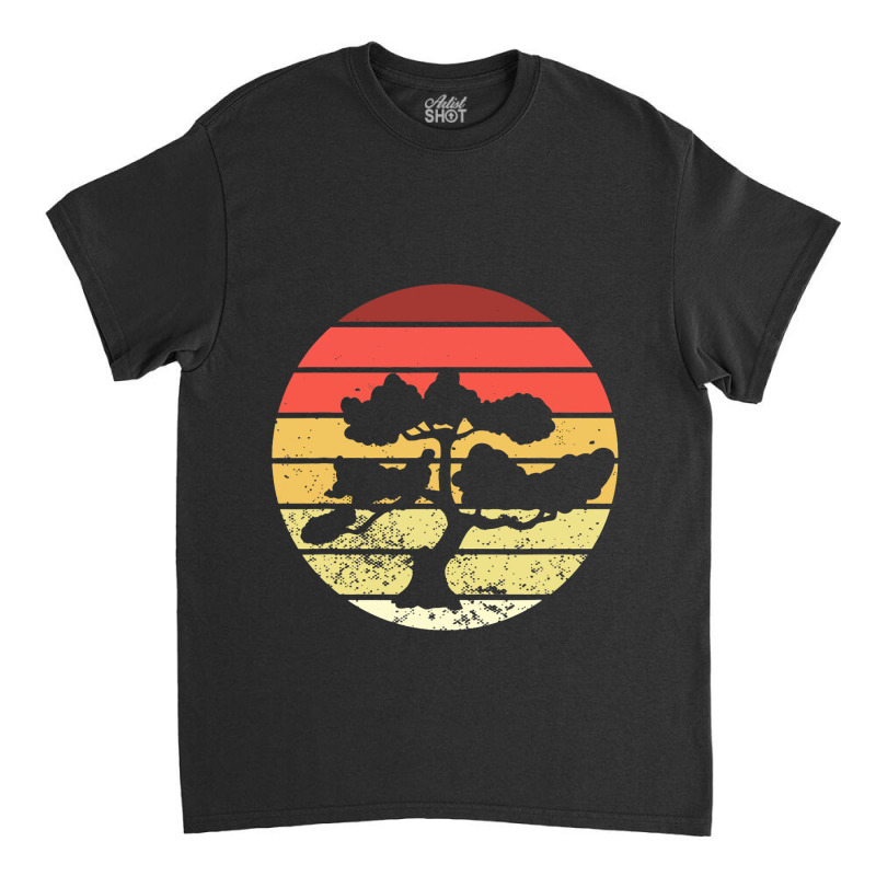 Beach Bonsai Tree Sun Retro Vintage Apparel Classic T-shirt | Artistshot