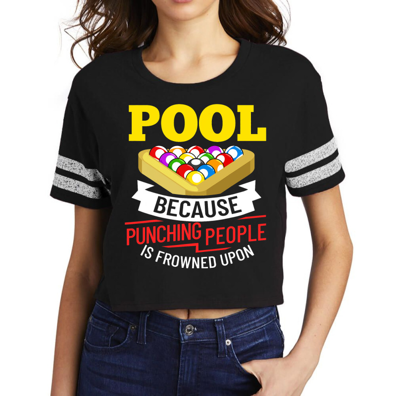 Billiards Snooker Pool Game Player Sports Competit Scorecard Crop Tee by FinleeRoddy | Artistshot