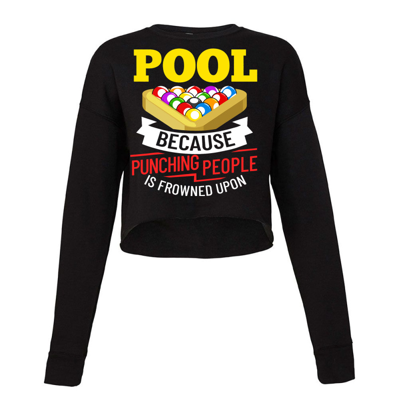 Billiards Snooker Pool Game Player Sports Competit Cropped Sweater by FinleeRoddy | Artistshot