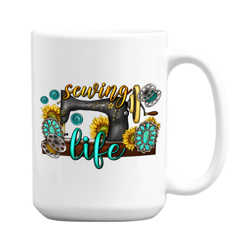 Sewing Life Western 15 Oz Coffee Mug | Artistshot