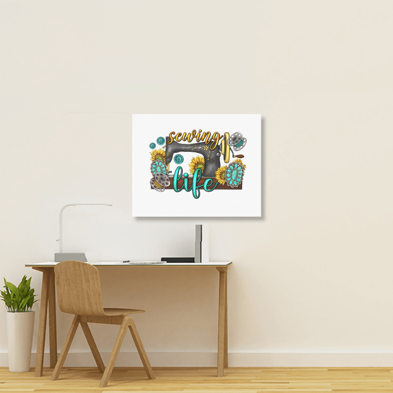 Sewing Life Western Landscape Canvas Print | Artistshot