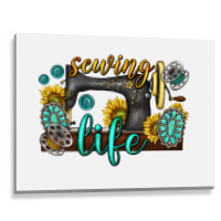 Sewing Life Western Metal Print Horizontal | Artistshot