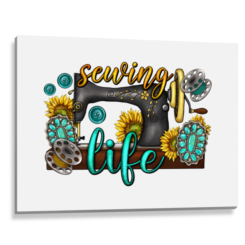 Sewing Life Western Metal Print Horizontal | Artistshot