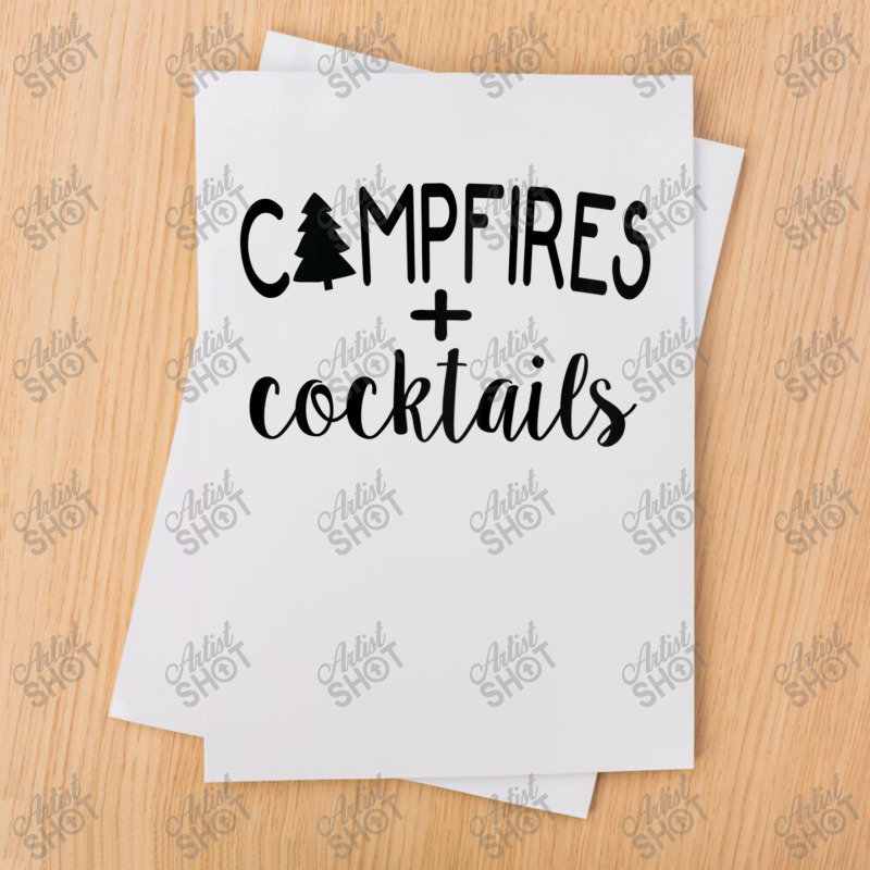 Womens Campfires Plus Cocktails Raglan Baseball Tee Sublimation Transfer | Artistshot