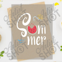 Cute Summer With The Sun And Watermelon T  Shirt Cute Summer With The Dtf Transfer | Artistshot