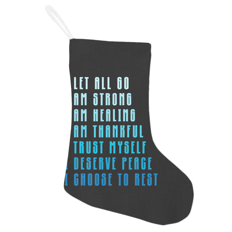 Bedtime Affirmations Adults Physical Selfcare Airl Holiday Stocking | Artistshot