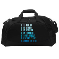 Bedtime Affirmations Adults Physical Selfcare Airl Active Duffel | Artistshot