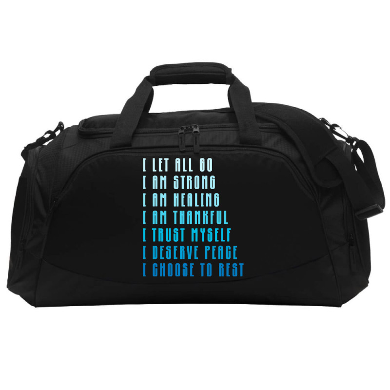 Bedtime Affirmations Adults Physical Selfcare Airl Active Duffel | Artistshot