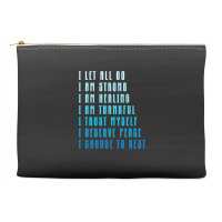 Bedtime Affirmations Adults Physical Selfcare Airl Accessory Pouches | Artistshot