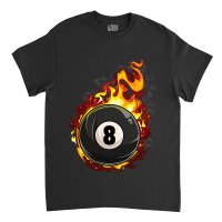 Billiard 8 Ball Player Pool Billiards Snooker Cue  Classic T-shirt | Artistshot