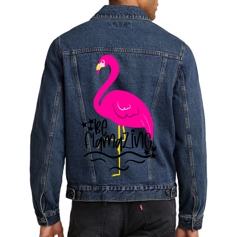 Be Flamazing Men Denim Jacket by Purpleblobart | Artistshot