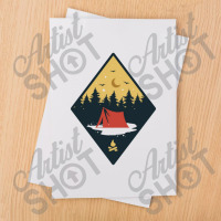 Tent With Campfire Sublimation Transfer | Artistshot