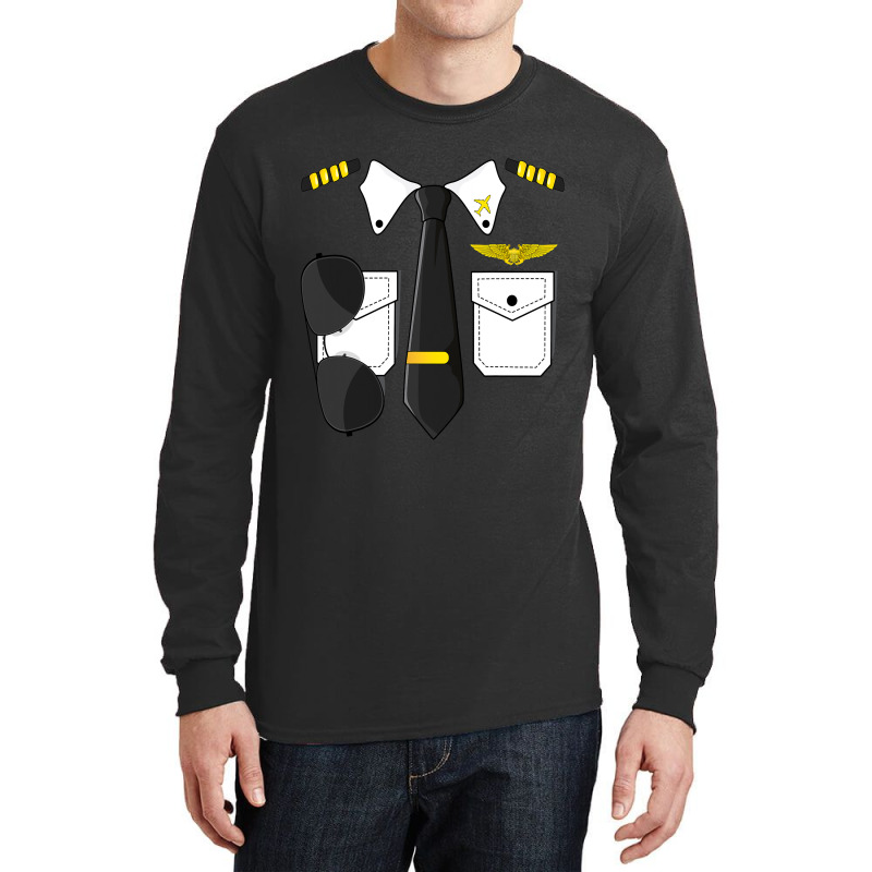 Aviation Shirt Airline Pilot Airplane Aviator Wome Long Sleeve Shirts | Artistshot