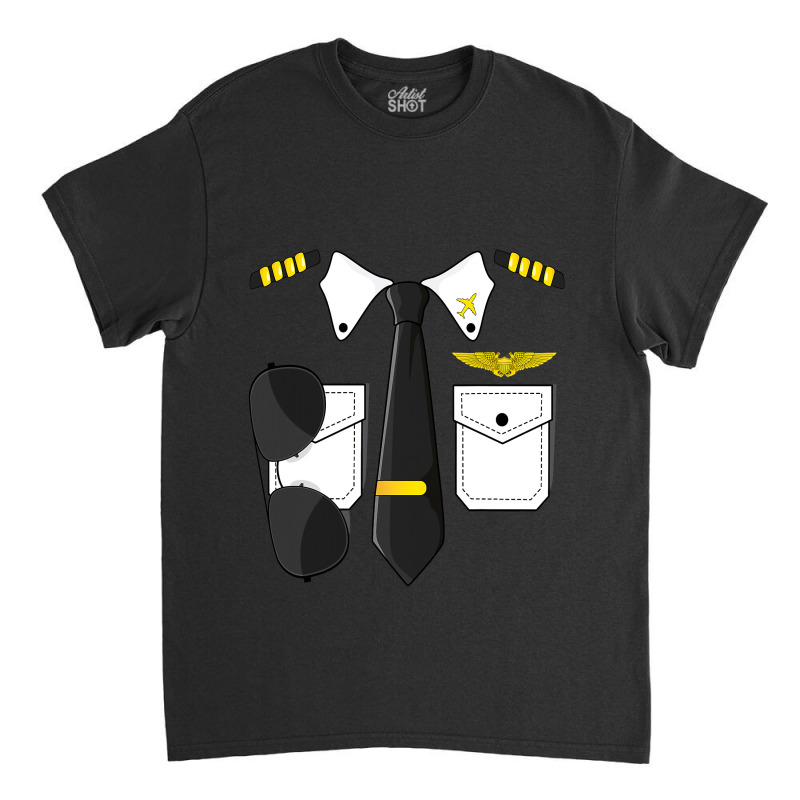 Aviation Shirt Airline Pilot Airplane Aviator Wome Classic T-shirt | Artistshot