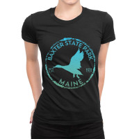 Baxter State Park Maine Duck Water Foul Birders So Ladies Fitted T-shirt | Artistshot