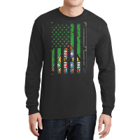 Billiard Rack Usa American Flag Billiards Player S Long Sleeve Shirts | Artistshot