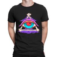 All Seeing Eye Bones Tarot Mystic Pagan Witch Art  T-shirt | Artistshot