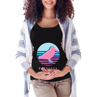 American Woodcock Bird Retro Vaporwave Unique Bird Maternity Scoop Neck T-shirt | Artistshot