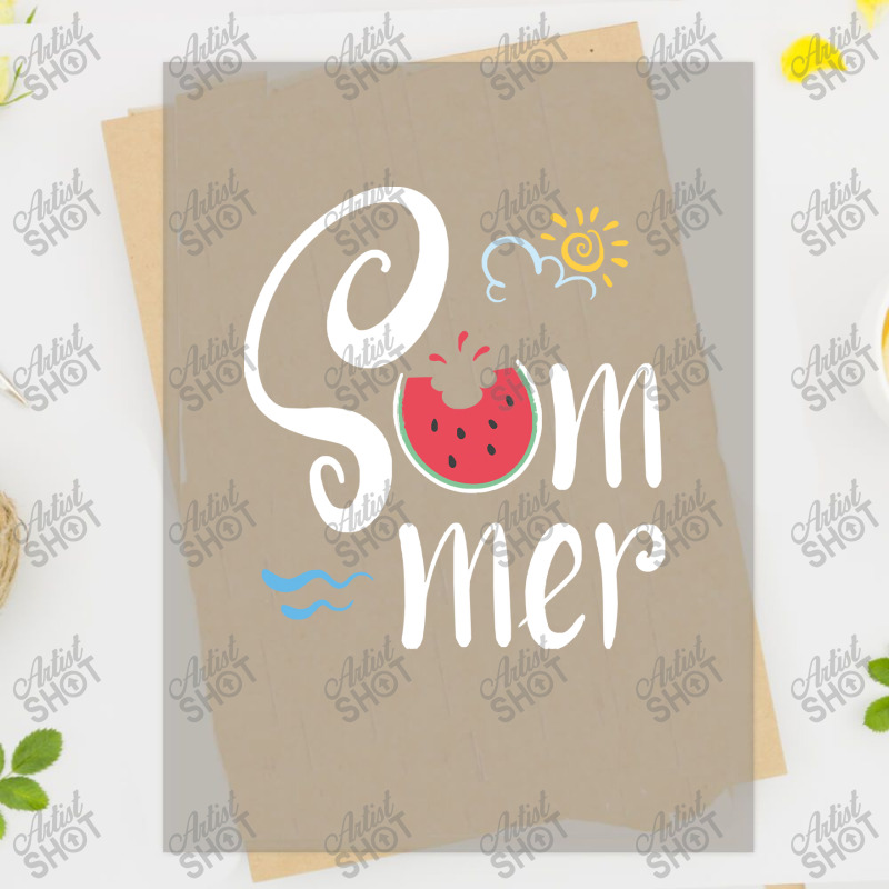 Cute Summer With The Sun And Watermelon T  Shirt Cute Summer With The Dtf Transfer | Artistshot