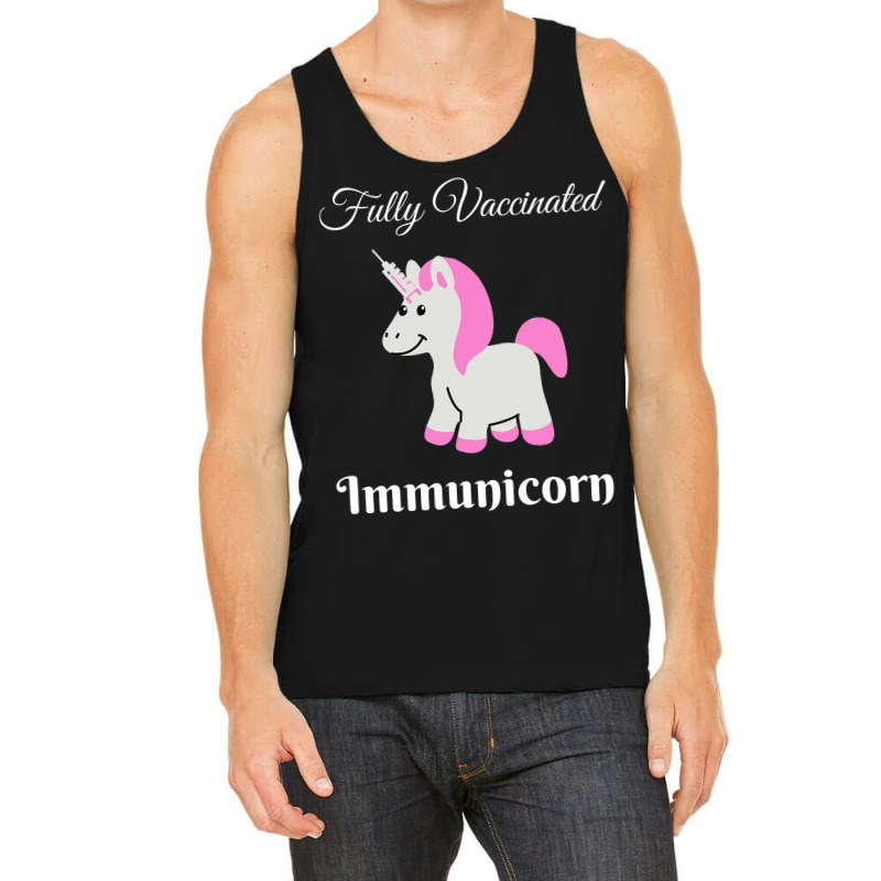 Fully Vaccinated Immunicorn Cute Unicorn Pun Pro V Tank Top by CharleaPeguer | Artistshot