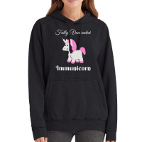 Fully Vaccinated Immunicorn Cute Unicorn Pun Pro V Vintage Hoodie | Artistshot