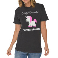 Fully Vaccinated Immunicorn Cute Unicorn Pun Pro V Vintage T-shirt | Artistshot