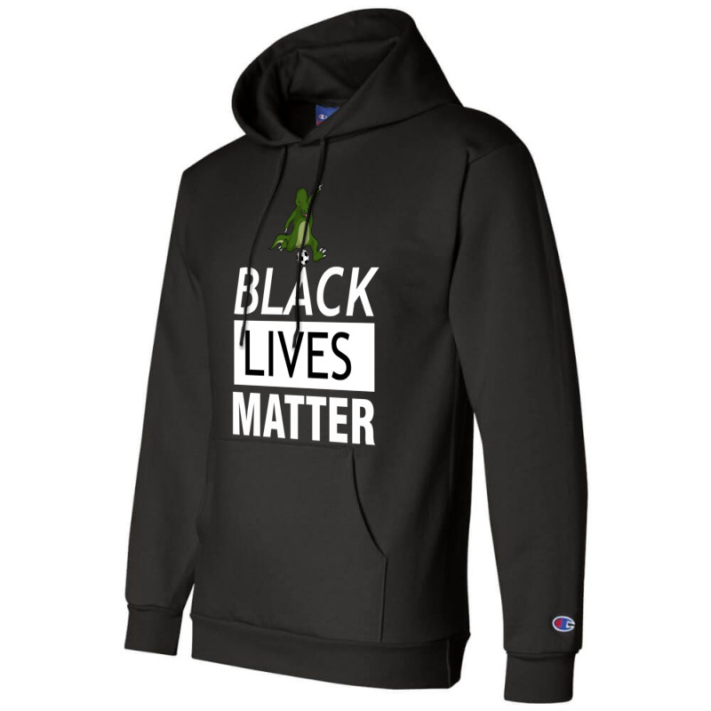 Black Live Matter Dragon Shooting Ball Champion Hoodie by cogentprint | Artistshot