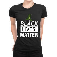 Black Live Matter Dragon Shooting Ball Ladies Fitted T-shirt | Artistshot