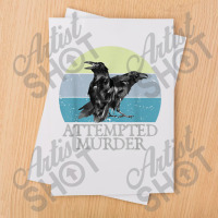 Attempted Murder Crows  Ravens Funny Crow  Birds Sublimation Transfer | Artistshot