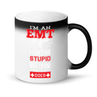 I Am An Emt I Cant Fix Stupid But I Can Fix What Stupid Does Pullover Magic Mug | Artistshot