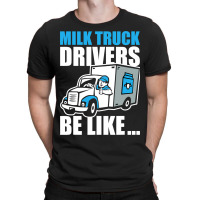 Fun Milk Cow Dairy Farming Farmer Farm Milk Truck T-shirt | Artistshot