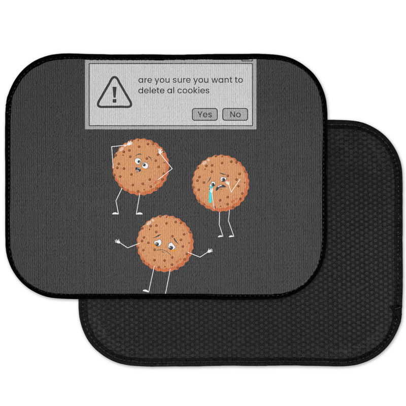 Funny Computer Programmer Delete All Cookies Choco Rear Car Mat | Artistshot