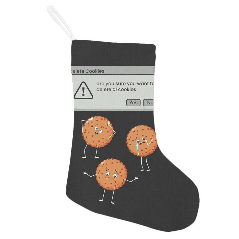 Funny Computer Programmer Delete All Cookies Choco Holiday Stocking | Artistshot