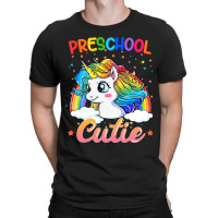 Cutie Preschool Unicorn Rainbow Back To School Kid T-shirt | Artistshot