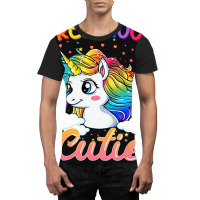 Cutie Preschool Unicorn Rainbow Back To School Kid Graphic T-shirt | Artistshot