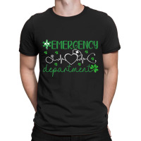 Emergency Department Funny Er Nurse Irish St Patri T-shirt | Artistshot