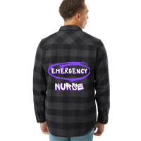 Emergency Department Room Er Nurse Gifts Nursing F Flannel Shirt | Artistshot