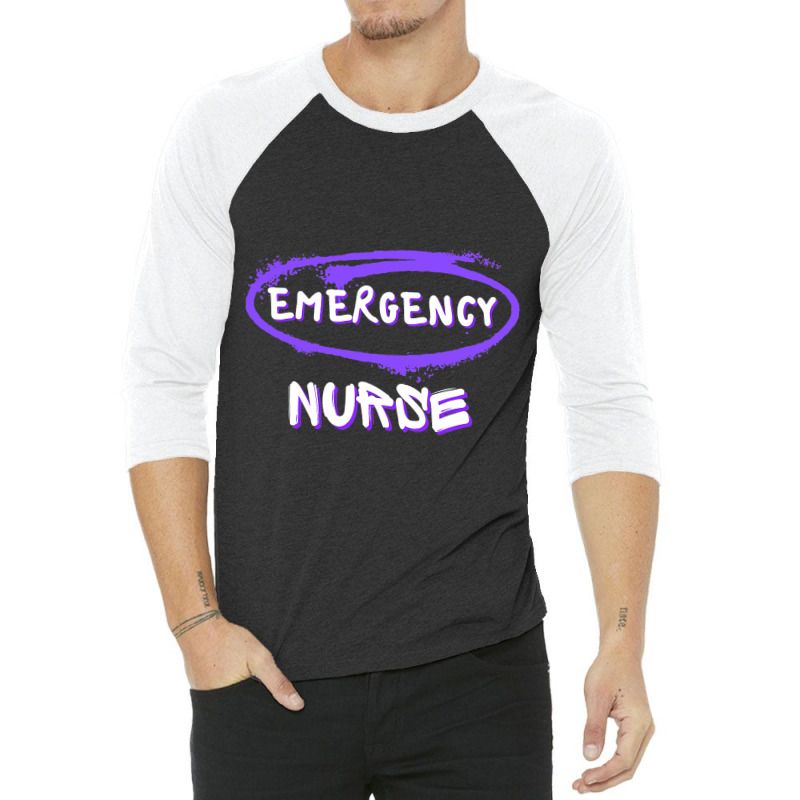 Emergency Department Room Er Nurse Gifts Nursing F 3/4 Sleeve Shirt | Artistshot