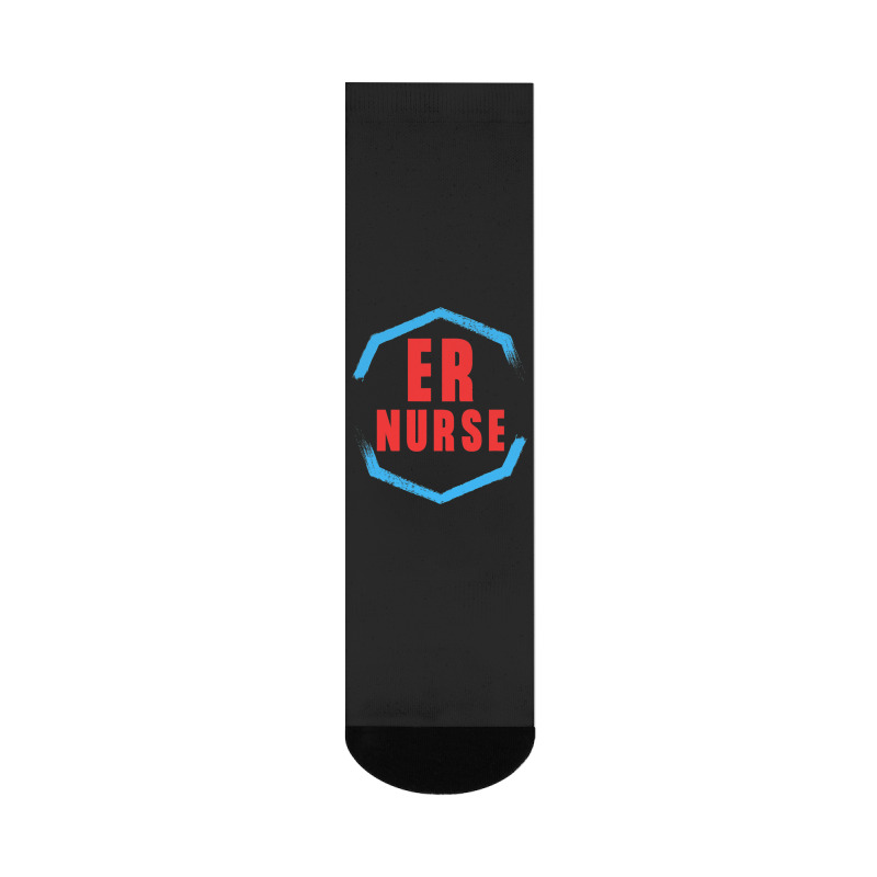 Emergency Department Room Er Nurse Gifts Nursing F Crew Socks | Artistshot