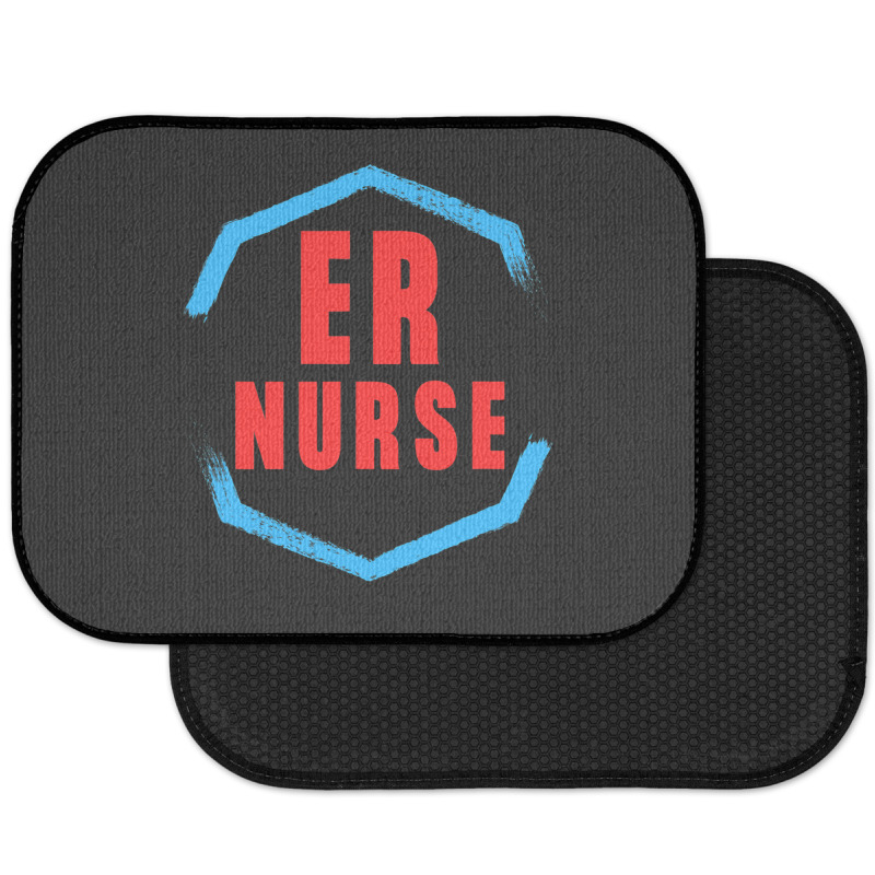 Emergency Department Room Er Nurse Gifts Nursing F Rear Car Mat | Artistshot